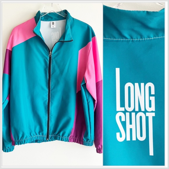 Long Shot Other - Long Shot Film Large Wind Breaker Jacket Color Block Seth Rogan Fred Flarsky